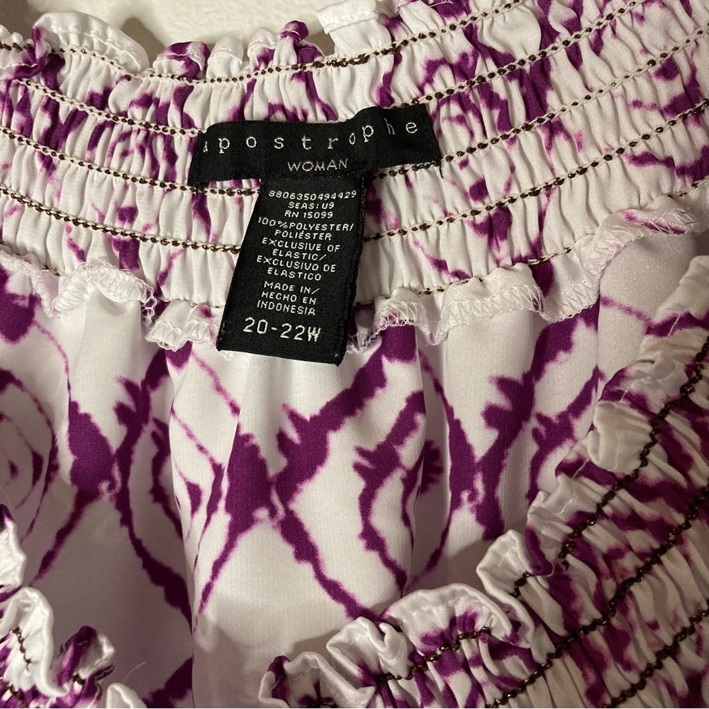 Aeropostale Geometric Abstract Blouse 20-22W - Picture 9 of 9